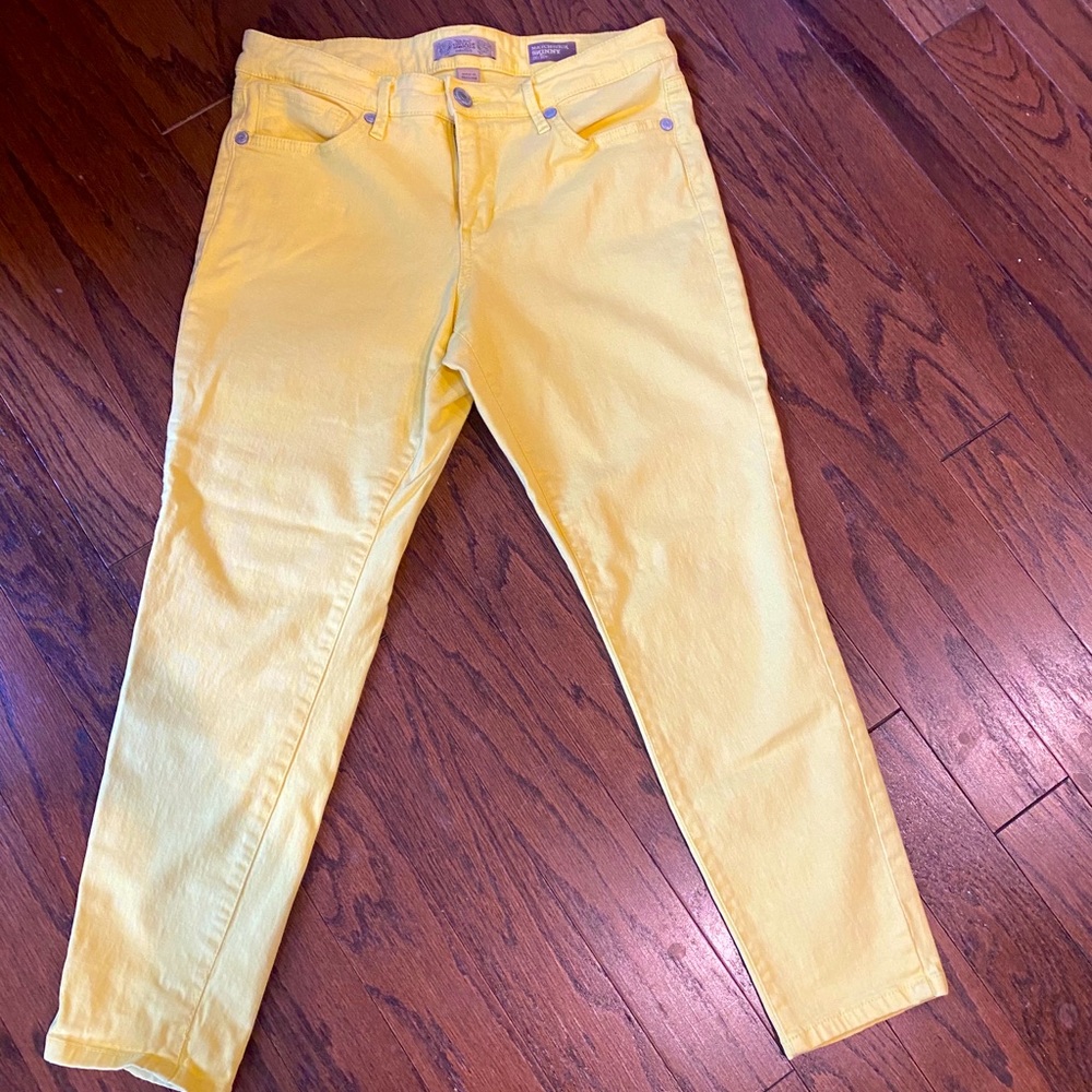 Nine West Vintage America Yellow Pants